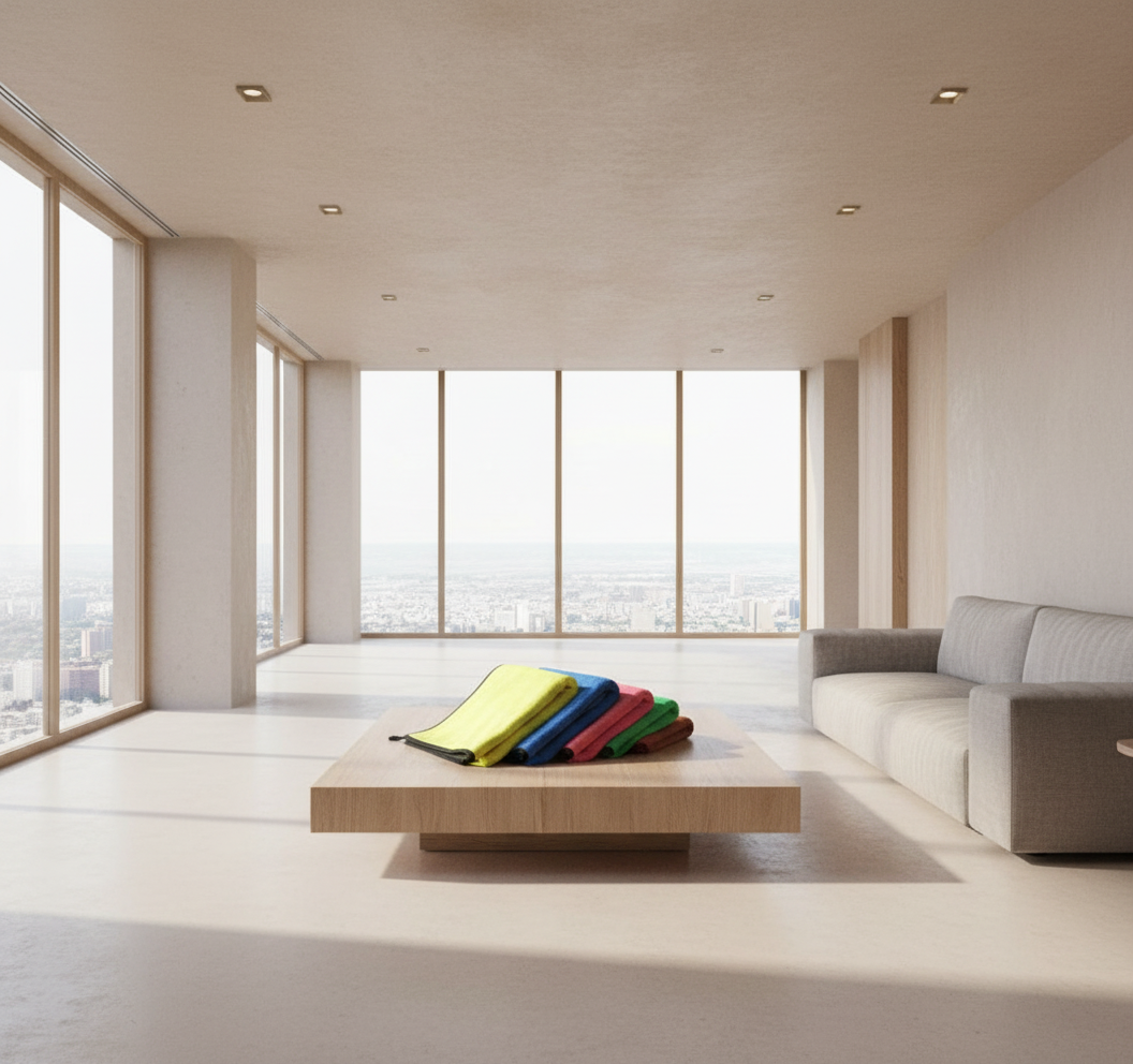 BrotherTree 500 GSM Premium Microfiber Cloth (40x40 cm) – Soft Pack of 6