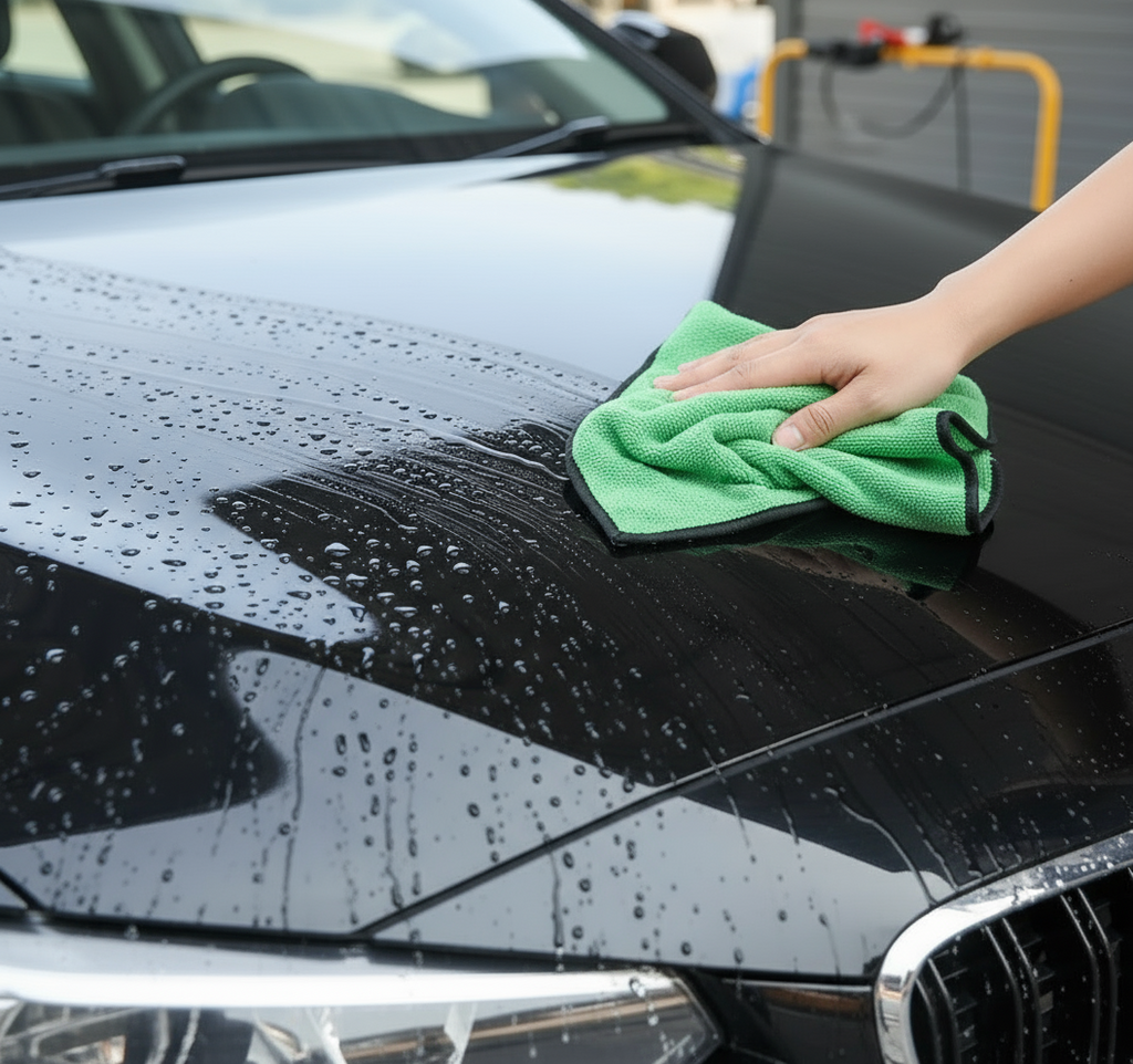 500 GSM Premium Microfiber Cloth (40x40 cm) – Soft Pack of 3