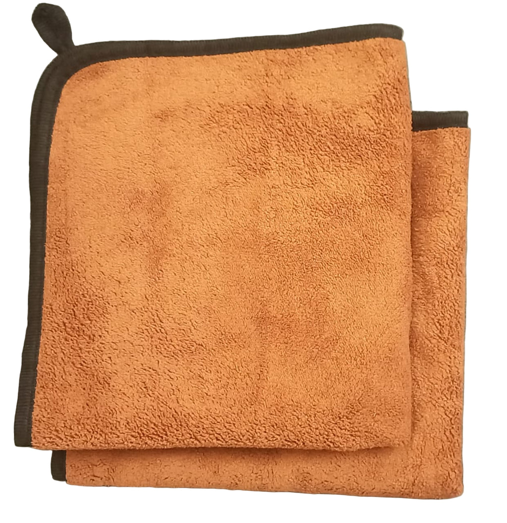 500 GSM Premium Microfier Cloth (40x40 cm) – Soft Pack of 2