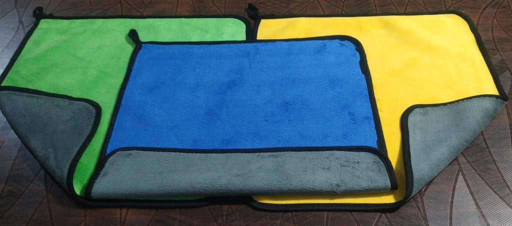 BrotherTree 500 GSM Premium Microfiber Cloth (40x40 cm) – Soft Pack of 4